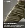 imageCQR Mens Active Flex Tactical Pants Water Resistant Lightweight Stretch Cargo Work Hiking PantsSierra Soil Green