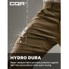 imageCQR Mens Active Flex Tactical Pants Water Resistant Lightweight Stretch Cargo Work Hiking PantsSierra Walnut