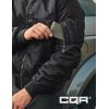 imageCQR Mens Casual Bomber Jacket Outdoor FallWinter ZipUp Windbreaker Water Resistant Padded MA1 Flight Jacket with PocketWatcher Black