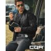 imageCQR Mens Casual Bomber Jacket Outdoor FallWinter ZipUp Windbreaker Water Resistant Padded MA1 Flight Jacket with PocketWatcher Black