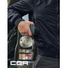 imageCQR Mens Casual Bomber Jacket Outdoor FallWinter ZipUp Windbreaker Water Resistant Padded MA1 Flight Jacket with PocketWatcher Operator Navy