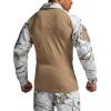 imageCQR Mens Combat Shirt Tactical 14 Zip Long Sleeve Military BDU Shirts Camo EDC Top with PocketsMilitary Print Shirts Winter Hunting Camo