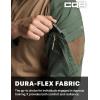 imageCQR Mens Combat Shirt Tactical 14 Zip Long Sleeve Military BDU Shirts Camo EDC Top with PocketsMilitary Shirts Olive Green