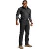 imageCQR Mens Combat Shirt Tactical 14 Zip Long Sleeve Military BDU Shirts Camo EDC Top with PocketsRaider Charcoal
