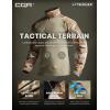 imageCQR Mens Combat Shirt Tactical 14 Zip Long Sleeve Military BDU Shirts Camo EDC Top with PocketsRaider Dune Camo