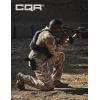 imageCQR Mens Combat Shirt Tactical 14 Zip Long Sleeve Military BDU Shirts Camo EDC Top with PocketsRaider Dune Camo