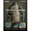 imageCQR Mens Combat Shirt Tactical 14 Zip Long Sleeve Military BDU Shirts Camo EDC Top with PocketsRaider Green Kelp