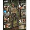 imageCQR Mens Combat Shirt Tactical 14 Zip Long Sleeve Military BDU Shirts Camo EDC Top with PocketsRaider Hunting Camo