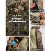imageCQR Mens Combat Shirt Tactical 14 Zip Long Sleeve Military BDU Shirts Camo EDC Top with PocketsRaider Hunting Camo