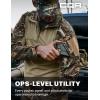 imageCQR Mens Combat Shirt Tactical 14 Zip Long Sleeve Military BDU Shirts Camo EDC Top with PocketsRaider Hunting Camo