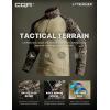 imageCQR Mens Combat Shirt Tactical 14 Zip Long Sleeve Military BDU Shirts Camo EDC Top with PocketsRaider Hunting Camo