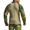 imageCQR Mens Combat Shirt Tactical 14 Zip Long Sleeve Military BDU Shirts Camo EDC Top with PocketsRaider Monsoon Camo
