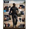 imageCQR Mens Combat Shirt Tactical 14 Zip Long Sleeve Military BDU Shirts Camo EDC Top with PocketsRaider Operator Navy
