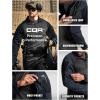 imageCQR Mens Combat Shirt Tactical 14 Zip Long Sleeve Military BDU Shirts Camo EDC Top with PocketsRaider Operator Navy