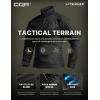 imageCQR Mens Combat Shirt Tactical 14 Zip Long Sleeve Military BDU Shirts Camo EDC Top with PocketsRaider Pro Black