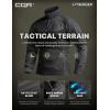 imageCQR Mens Combat Shirt Tactical 14 Zip Long Sleeve Military BDU Shirts Camo EDC Top with PocketsRaider Pro Charcoal