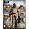 imageCQR Mens Combat Shirt Tactical 14 Zip Long Sleeve Military BDU Shirts Camo EDC Top with PocketsRaider Pro Cougar