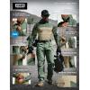 imageCQR Mens Combat Shirt Tactical 14 Zip Long Sleeve Military BDU Shirts Camo EDC Top with PocketsRaider Pro Green Kelp