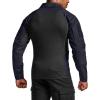 imageCQR Mens Combat Shirt Tactical 14 Zip Long Sleeve Military BDU Shirts Camo EDC Top with PocketsRaider Pro Operator Navy