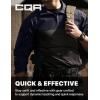 imageCQR Mens Combat Shirt Tactical 14 Zip Long Sleeve Military BDU Shirts Camo EDC Top with PocketsRaider Pro Operator Navy