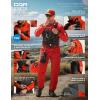 imageCQR Mens Combat Shirt Tactical 14 Zip Long Sleeve Military BDU Shirts Camo EDC Top with PocketsRaider Pro Rescue Orange