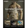 imageCQR Mens Combat Shirt Tactical 14 Zip Long Sleeve Military BDU Shirts Camo EDC Top with PocketsRaider Pro Utility Camo