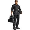 imageCQR Mens Combat Shirt Tactical 14 Zip Long Sleeve Military BDU Shirts Camo EDC Top with PocketsRaider Pro Utility Camo Black