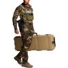 imageCQR Mens Combat Shirt Tactical 14 Zip Long Sleeve Military BDU Shirts Camo EDC Top with PocketsRaider Pro Woodland