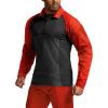 imageCQR Mens Combat Shirt Tactical 14 Zip Long Sleeve Military BDU Shirts Camo EDC Top with PocketsRaider Rescue Orange