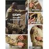 imageCQR Mens Combat Shirt Tactical 14 Zip Long Sleeve Military BDU Shirts Camo EDC Top with PocketsRaider Utility Camo