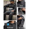 imageCQR Mens Combat Shirt Tactical 14 Zip Long Sleeve Military BDU Shirts Camo EDC Top with PocketsRaider Utility Camo Black
