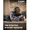 imageCQR Mens Combat Shirt Tactical 14 Zip Long Sleeve Military BDU Shirts Camo EDC Top with PocketsTac Chill Charcoal