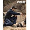 imageCQR Mens Combat Shirt Tactical 14 Zip Long Sleeve Military BDU Shirts Camo EDC Top with PocketsTac Chill Operator Navy