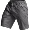 imageCQR Mens Flex Casual Cargo Shorts Lightweight Water Resistant Golf Shorts Stretch Tactical Work Shorts with MultiPocketNegotiator Charcoal