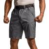 imageCQR Mens Flex Casual Cargo Shorts Lightweight Water Resistant Golf Shorts Stretch Tactical Work Shorts with MultiPocketNegotiator Charcoal