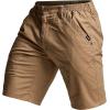 imageCQR Mens Flex Casual Cargo Shorts Lightweight Water Resistant Golf Shorts Stretch Tactical Work Shorts with MultiPocketNegotiator Cougar