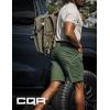 imageCQR Mens Flex Casual Cargo Shorts Lightweight Water Resistant Golf Shorts Stretch Tactical Work Shorts with MultiPocketNegotiator Green Kelp