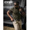 imageCQR Mens Flex Casual Cargo Shorts Lightweight Water Resistant Golf Shorts Stretch Tactical Work Shorts with MultiPocketSentinel Alamo Khaki