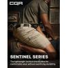 imageCQR Mens Flex Casual Cargo Shorts Lightweight Water Resistant Golf Shorts Stretch Tactical Work Shorts with MultiPocketSentinel Alamo Khaki