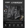 imageCQR Mens Flex Casual Cargo Shorts Lightweight Water Resistant Golf Shorts Stretch Tactical Work Shorts with MultiPocketSentinel Charcoal
