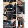 imageCQR Mens Flex Casual Cargo Shorts Lightweight Water Resistant Golf Shorts Stretch Tactical Work Shorts with MultiPocketSentinel Charcoal
