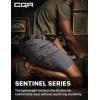 imageCQR Mens Flex Casual Cargo Shorts Lightweight Water Resistant Golf Shorts Stretch Tactical Work Shorts with MultiPocketSentinel Charcoal