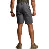 imageCQR Mens Flex Casual Cargo Shorts Lightweight Water Resistant Golf Shorts Stretch Tactical Work Shorts with MultiPocketSentinel Charcoal