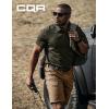 imageCQR Mens Flex Casual Cargo Shorts Lightweight Water Resistant Golf Shorts Stretch Tactical Work Shorts with MultiPocketSentinel Cougar
