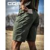 imageCQR Mens Flex Casual Cargo Shorts Lightweight Water Resistant Golf Shorts Stretch Tactical Work Shorts with MultiPocketSentinel Green Kelp