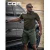 imageCQR Mens Flex Casual Cargo Shorts Lightweight Water Resistant Golf Shorts Stretch Tactical Work Shorts with MultiPocketSentinel Green Kelp