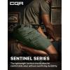 imageCQR Mens Flex Casual Cargo Shorts Lightweight Water Resistant Golf Shorts Stretch Tactical Work Shorts with MultiPocketSentinel Green Kelp