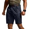 imageCQR Mens Flex Casual Cargo Shorts Lightweight Water Resistant Golf Shorts Stretch Tactical Work Shorts with MultiPocketSentinel Operator Navy