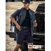 imageCQR Mens Flex Casual Cargo Shorts Lightweight Water Resistant Golf Shorts Stretch Tactical Work Shorts with MultiPocketSentinel Operator Navy