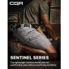 imageCQR Mens Flex Casual Cargo Shorts Lightweight Water Resistant Golf Shorts Stretch Tactical Work Shorts with MultiPocketSentinel Stone
